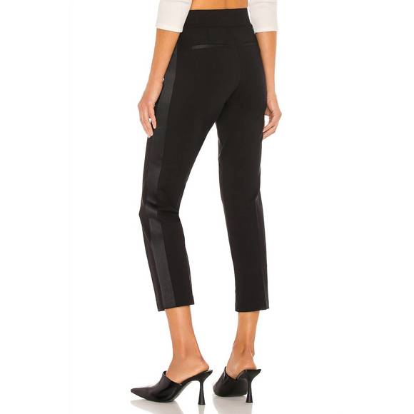 NEW SPANX ponte pant with satin tape in classic black - Picture 3 of 3